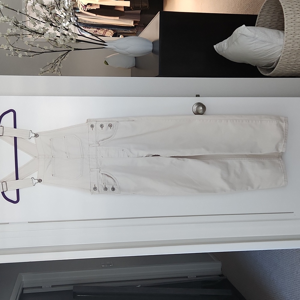 Overalls by Free People, cream, xs